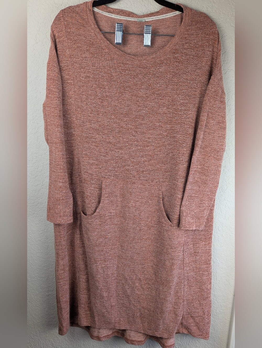 Anthropologie Saturday Sunday Oversized Lounge Dress M/L Knit Cotton Blend Cozy